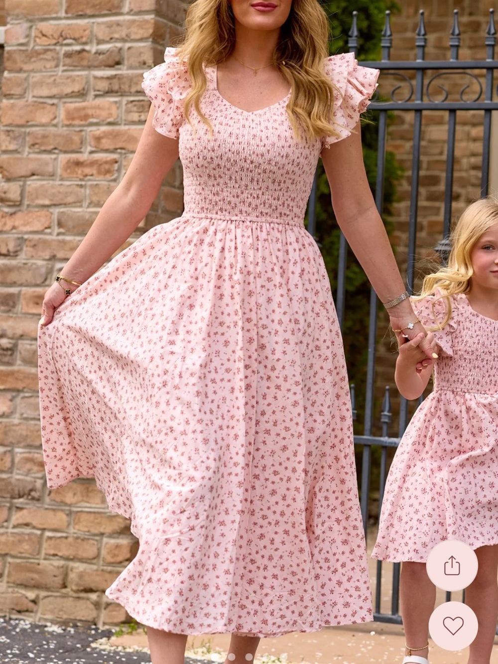 Ivy City Co Hattie Dress In Madeline Pink